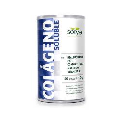 SOTYA-COLAGENO + MAGNESIO MARINO SABOR FRESA 400 Gr.
