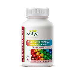 SOTYA-MULTIVITAMINICO Y MINERAL 820 Mg. 60 Caps.