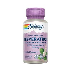 SOLARAY-SUPER RESVERATROL 255 Mg. 30 Caps.