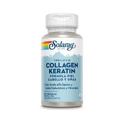 SOLARAY-COLLAGEN KERATIN - 60 Caps.