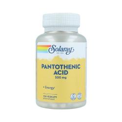 SOLARAY-PANTOTENIC ACID (VITAMINA B5) - 100 Caps.