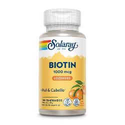 SOLARAY-BIOTINA 1000 mcg - 100 Tablets.