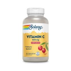 SOLARAY-VITAMINA C 500 CEREZA 100 MASTICABLE