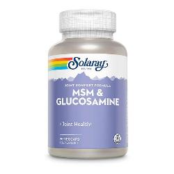 SOLARAY-MSM & GLUCOSAMINA - 90 Caps.