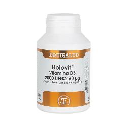 HOLOVIT VITAMINA D3 2000UI + K2 60mcg 180 Caps.