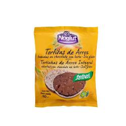 NOGLUT - TORTITAS ARROZ CHOCOLATE LECHE 2 UNIDADES