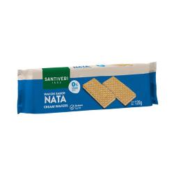 WAFERS SABOR NATA NATA 0% AZUCAR 120 Grs. (GALLETA RELLENA)
