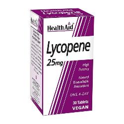 HEALTH AID - LICOPENO 25 Mg. 30 TABLETAS