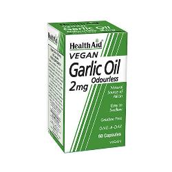 HEALTH AID - GARLIC OIL (ACEITE DE AJO) 60 Comp.