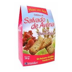 GALLETAS DE SALVADO DE AVENA Y FRUTOS ROJOS 250 Gr.