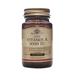 SOLGAR-VITAMINA A 5000IU SECA 100 Comp.