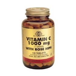 SOLGAR-VITAMINA C 1000 mg CON ROSE HIPS. 100 Comp.