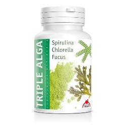 INTERSA-TRIPLE ALGA (CHLORELLA+ESPIRULINA+FUCUS) 120 Caps.