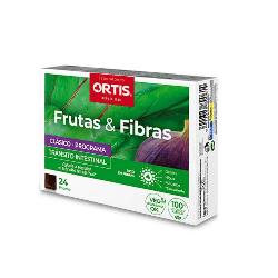 ORTIS-FRUTA Y FIBRA 24 CUBITOS