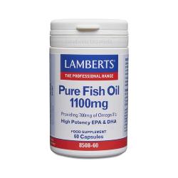 LAMBERT - ACEITE PESCADO PURO 1100 Mg. 60 Caps.