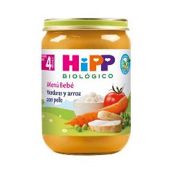 HIPP - POTITO MENU VERDURAS-ARROZ-POLLO 190 Gr.