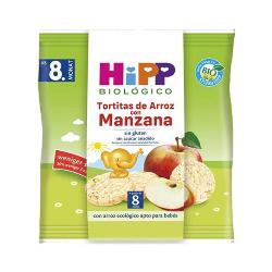 HIPP - TORTITAS ARROZ CON MANZANA 30 Gr. BIO