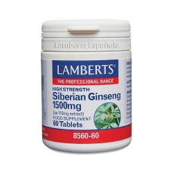 LAMBERT - GINSENG SIBERIANO 1500 Mg. 60 Tabs.