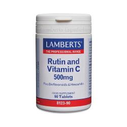 LAMBERT - RUTINA Y VITAMINA C 500 Mg. 90 TABLETAS