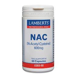 ***LAMBERT - NAC (N-ACETIL CISTEINA) 600 Mg. 60 Comp.