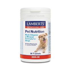 LAMBERT - MASCOTAS-VITAMINAS Y MINERALES PARA PERROS 90 Comp.