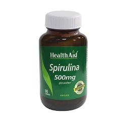 HEALTH AID - ESPIRULINA 500 Mg. 60 Comp.