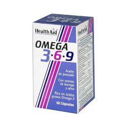 HEALTH AID - OMEGA 3-6-9 60 Caps.