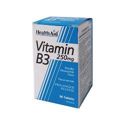 HEALTH AID - VITAMINA B3 (NIACINAMIDA) 90 Comp.