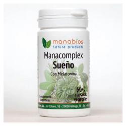 MANABIOS - MANACOMPLEX SUEÑO+MELATONINA 60+2 Caps.