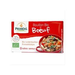 PRIMEAL-CALDO TERNERA BOEUF CUBITOS BIO 8x10 Grs.