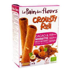 BISSON-PAN DE FLORES CROUSTY ROLL CHOCO-AVELLANAS 125 Grs.