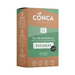 CONCA ORGANICS-SAL ESCAMAS BLANCAS PLASTIC-FREE CAJA 125 Grs.
