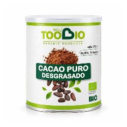 TOOBIO - CACAO POLVO DESGRASADO 10-12% BIO 250 Grs.