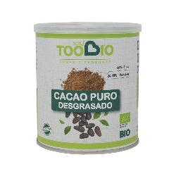 TOOBIO - CACAO POLVO DESGRASADO 10-12% S/G BIO 250 Grs.