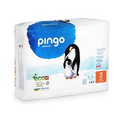 PINGO-PAÑALES T3 4-9 Kg BIO 44 UNIDADES