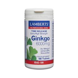 LAMBERT - GINKGO BILOBA 6000 Mg. 180 Caps.