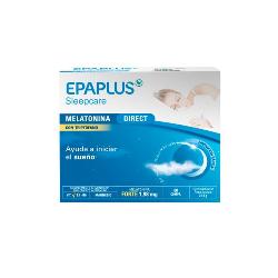 EPAPLUS MELATONINA DIRECT 1.98 Mg + Tript + B6 + Mg. 60 Caps.