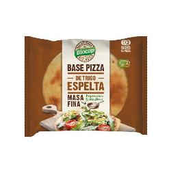 BASE PIZZA MASA FINA ESPELTA 3 Uds. 390 Grs.