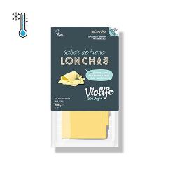 VIOLIFE-FRESCO - LONCHAS VEGANAS SABOR QUESO AHUMADO 200 Grs.