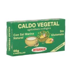 INTEGRALIA-CALDO VEGETAL ECO BAJO EN SAL 6 Cubitos x 10 Grs.