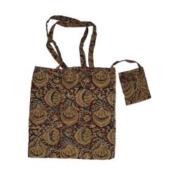 ALTERNATIVA-BOLSA ALGODON KALAMKARI NATIVA 40x40 Cm. INDIA