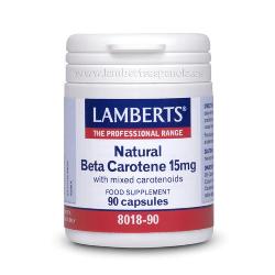 LAMBERT - BETACAROTENO NATURAL 15 Mg. 90 Comp.