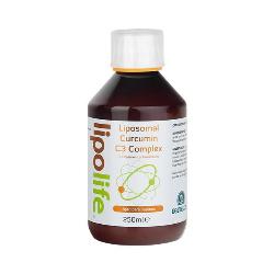 LIPOLIFE - LIPOSOMAL CURCUMIN C3 COMPLEX 250 Ml.