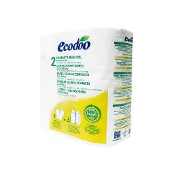 ECODOO-PAPEL COCINA COMPACTO 100% FIBRA REC. 2 Uds.