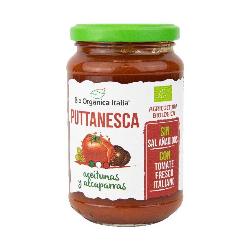 BIOORGANIC-SALSA TOMATE PUTTANESCA CON OLIVAS Y ALCAPARRAS BIO 325 Ml. - ORGANICA ITALIA