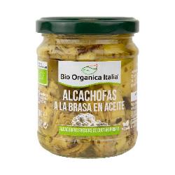 BIOORGANIC-ALCACHOFAS A LA BRASA EN ACEITE BIO 190 Grs. - ORGANICA ITALIA