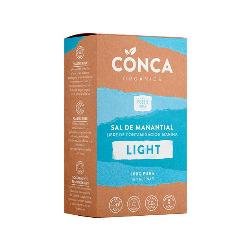 ***CONCA ORGANICS-CAJA SAL GEMA LIGHT (CARDONA) BAJA EN SODIO PLASTIC-FREE 250 Grs.