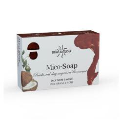 JABON DE REISHI Y ARCILLA ROJA (PIEL GRASA/ACNE) 150 Grs.