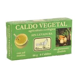 INTEGRALIA-CALDO VEGETAL ECOLOGICO SIN LEVADURA 6 Cubitos (PALOMA BLANCA)