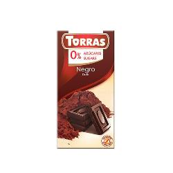 TORRAS-CHOCOLATE NEGRO FONDANT S/A AÑADIDOS S/G 75 Grs.